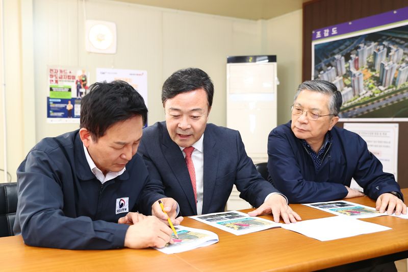 김성제 의왕시장, 원희룡 장관 만나 '3기 신도시' 주요 현안 건의