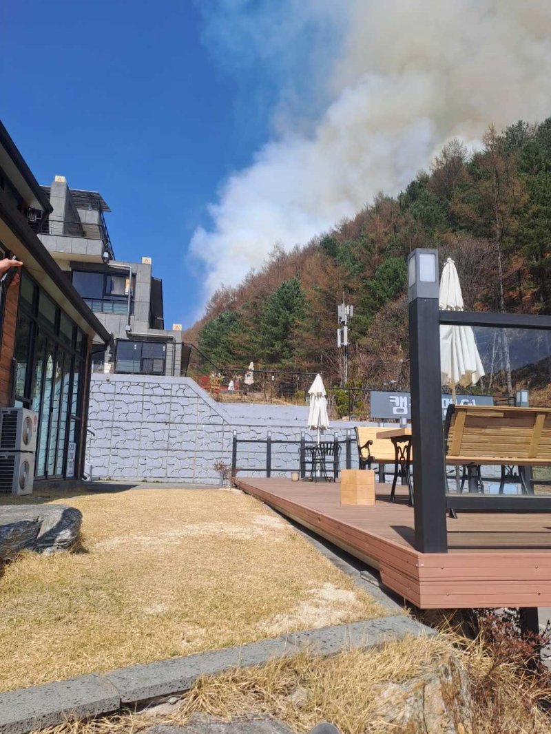 화천 중리 산불 현장.(강원도소방본부 제공) 2023.3.30/뉴스1