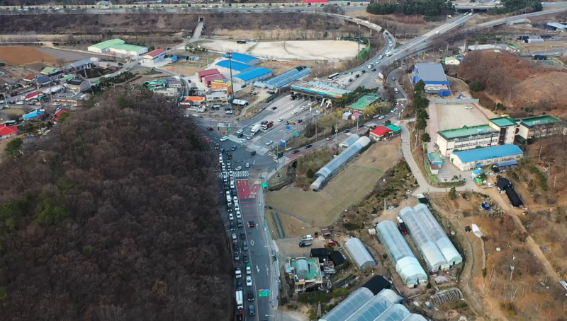 경기 광주IC 입구 교차로