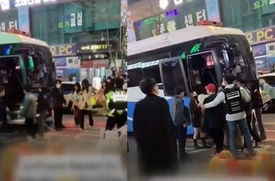 암 추띠마의 콘서트를 보러 갔다가 검거된 불법체류자들. (KBS)