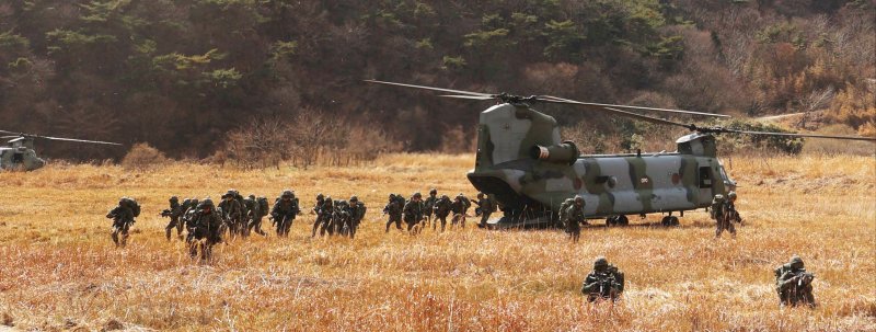 CH-47 '치누크' 헬기. 사진=육군 제공