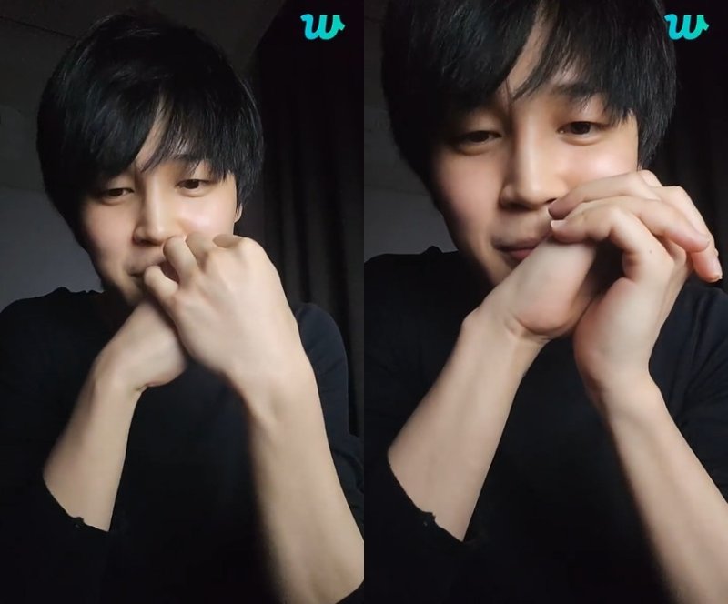 방탄소년단 지민(위버스라이브 영상 갈무리) /사진=뉴스1