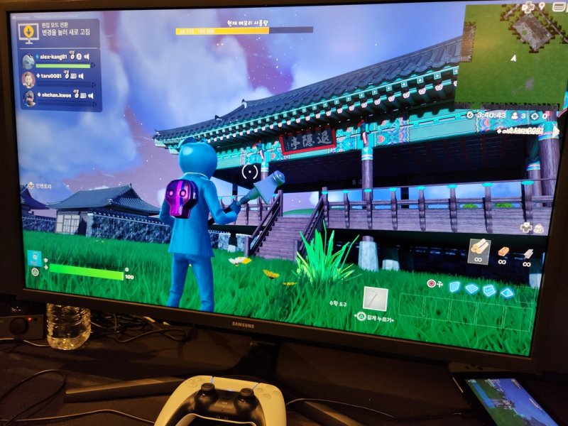 UEFN을 통해 '포트나이트'에 구현된 문화재 애셋 [촬영 김주환]