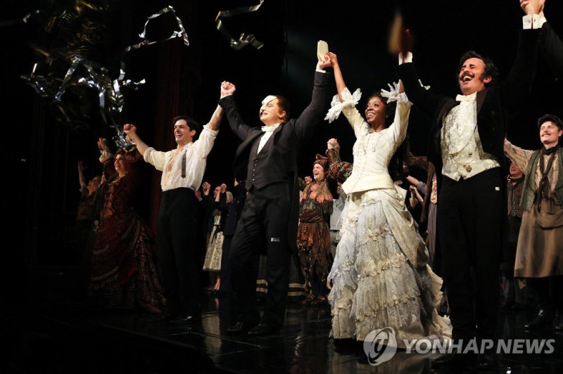 뉴욕 브로드웨이 '오페라의 유령' 공연 모습 / 사진=연합뉴스