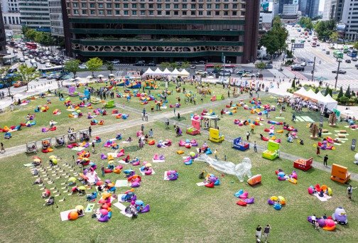 2022년 하반기에 열린 '책읽는 서울광장'. (서울시 제공)