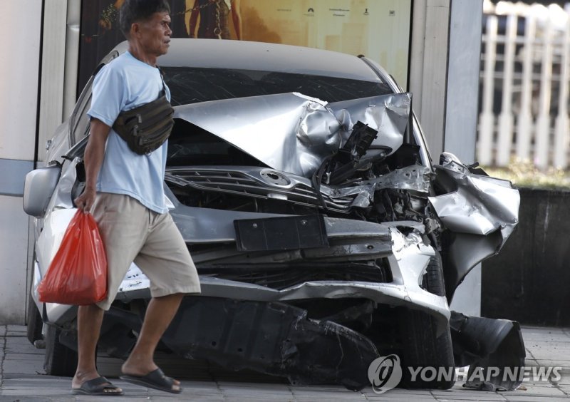 태국 교통사고 현장. / 사진=연합뉴스