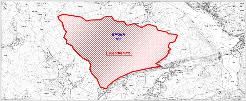 대전교도소 이전사업지구 등 3곳 토지거래허가구역 재지정