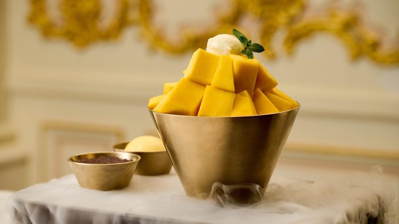 제주 애플망고 빙수(롯데호텔 서울 홈페이지)