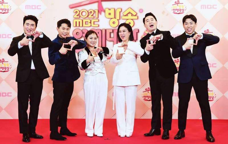 장동민, 양세형, 박내래, 김숙, 붐, 양세찬(왼쪽부터) 뉴스1DB
