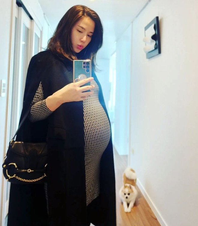 '쌍둥이 임신' 공현주, 7개월에 만삭 포스 "배가 터질 것 같다" [N샷]