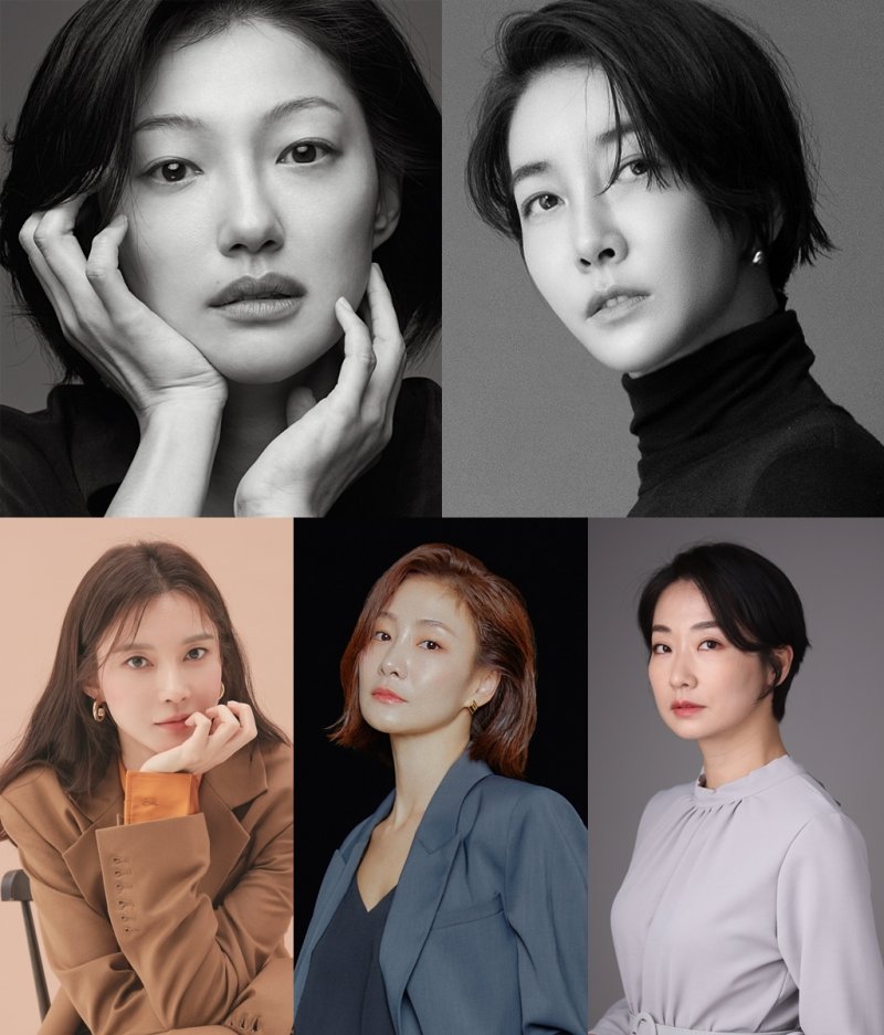 배우 이엘, 진서연,우정원,박효주,차예련(왼쪽부터) 사진제공=각 소속사
