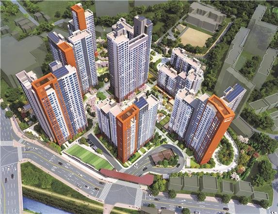 [용인=뉴시스] e편한세상 용인역 플랫폼시티 조감도