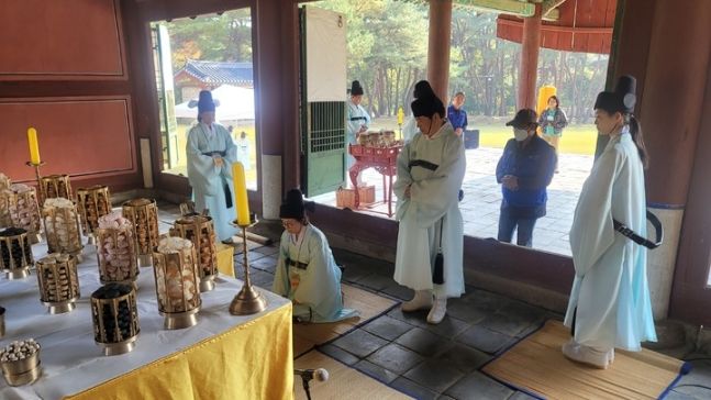 문화재청, '조선왕릉 제향체험' 개최..전문가 해설까지