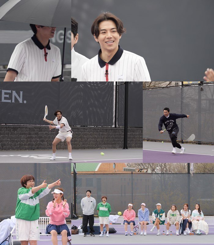 박은석 '내일은 위닝샷' 깜짝 출연…이형택·권순우 인정한 테니스 실력자