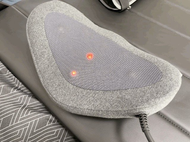 세라젬 척추 의료기기 V7 메디테크의 복부 온열 LED 도자 ⓒ News1 이민주 기자