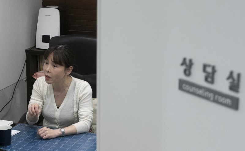 안주란 백상식이장애센터 센터장이 서울 강남구 백상식이장애센터에서 뉴스1과 인터뷰를 하고 있다. 뉴스1 ⓒ News1 신웅수 기자