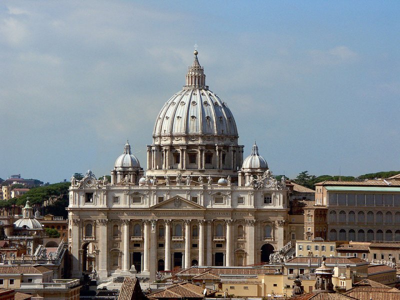 로마에 있는 성 베드로 성당 위키피디아