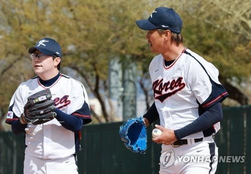 2023 WBC 대표팀에서 함께 했던 양현종과 김광현 [연합뉴스 자료사진]