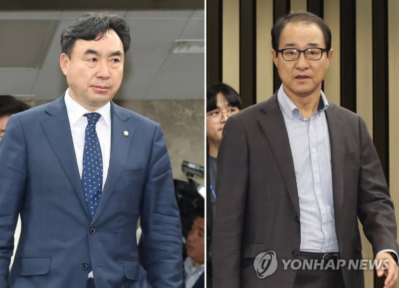 의원총회 참석하는 윤관석 의원과 이성만 의원 의원총회 참석하는 윤관석 의원과 이성만 의원 (서울=연합뉴스) 하사헌 기자 = 더불어민주당 '2021년 전당대회 돈 봉투' 의혹과 관련해 탈당 의사를 밝힌 윤관석(왼쪽)·이성만 의원이 3일 오후 서울 여의도 국회에서 열린 의원총회에 참석하고 있다. 2023.5.3 toadboy@yna.co.kr (끝)