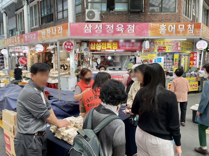 9일 대전 중구 중앙시장 내부 모습 ⓒ News1 이민주 기자