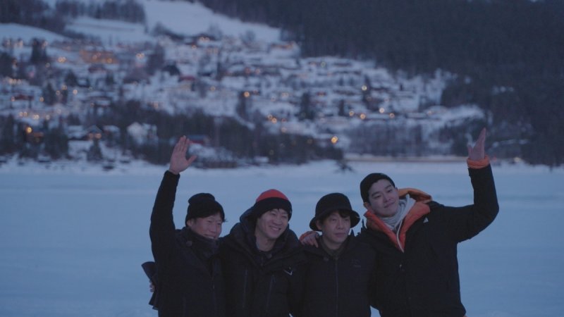 배우 유해진, 진선규, 박지환, 윤균상(왼쪽부터) 사진제공=tvN '텐트밖은 유럽 - 노르웨이편'
