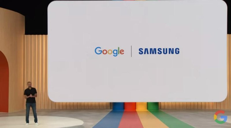 사미어 사마트 구글 제품관리담당 부사장이 최근 구글 개발자 행사 '구글 I/O' 키노트세션에서 삼성과의 XR 협력을 언급하고 있다. 구글 유튜브 캡처