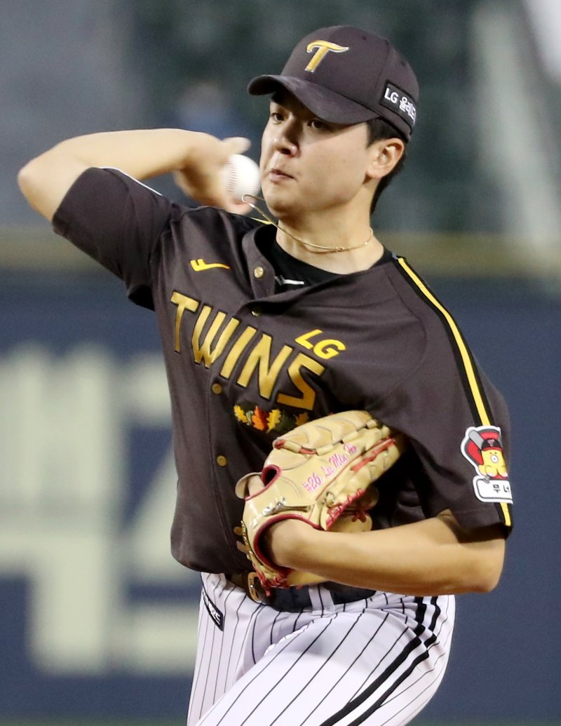 LG 트윈스 투수 이민호. 2022.9.29/뉴스1 ⓒ News1 민경석 기자