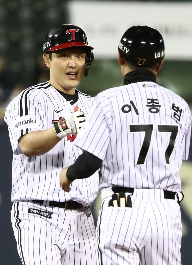 LG 트윈스 박동원(왼쪽). 2023.5.10/뉴스1 ⓒ News1 김민지 기자