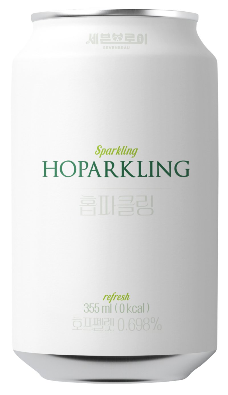 세븐브로이맥주 신제품 홉파클링. (사진=세븐브로이맥주 제공)