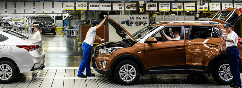 현대차 러시아 공장, 현대차 홈페이지 캡쳐