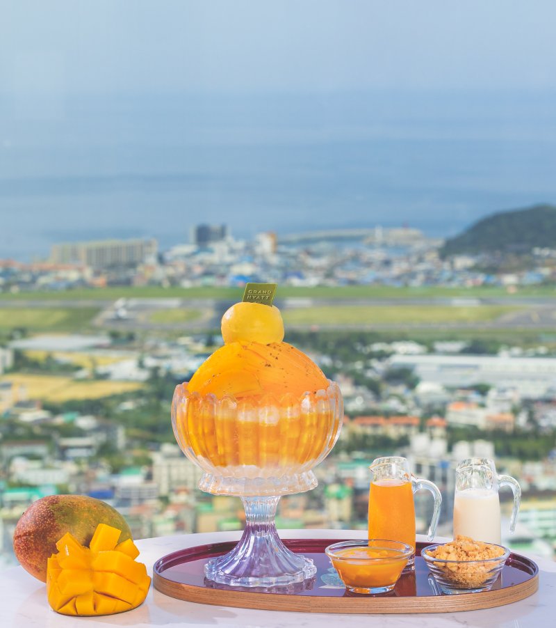 그랜드하얏트 제주 '라운지38' 애플망고 빙수 출시