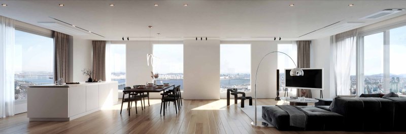 고급 가구·마감재는 기본… 소파에 앉아 ‘3면 한강뷰’ 눈호강 [부동산 어프로치]