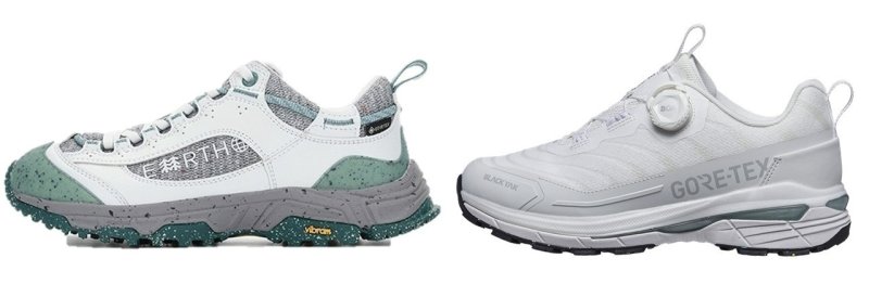 고어텍스 소재를 적용한 코오롱스포츠 #무브 어스, 블랙야크 343 ECO GTX.(고어텍스제공)