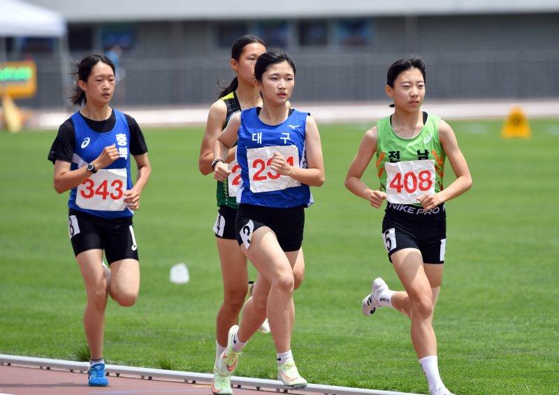 제51회 전국소년체육대회 육상 경기. 뉴시스