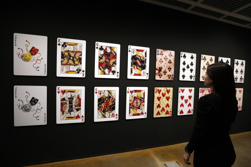 [서울=뉴시스] 박진희 기자 = 서울미술관은 일본 아트디렉터 요시다 유니 개인전 에서 최초로 공개되는 요시다 2023년 신작 'Playing Cards'. 2023.05.26. pak7130@newsis.com