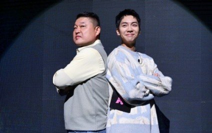 강호동(왼), 이승기 사진제공=SBS '강심징 리그'