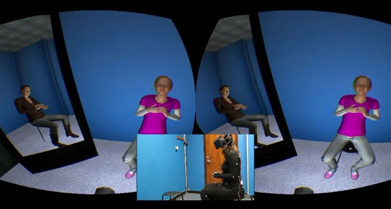 영국의 가상현실(VR) 기기를 이용한 우울증 치료 사례.