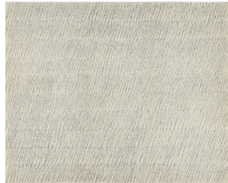 박서보, 묘법No. 15-76(Écriture No. 15-76)pencil and oil on canvas, 130.6 x 161.5 cm. Executed in 1976. Price realised(구매자 수수료 포함): HK$7,812,000 / 한화 약 13억 원.‘CHRISTIE'S IMAGES LTD. 2023’) *재판매 및 DB 금지