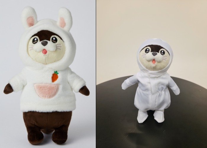 페페트병을 활용해 만든 삼성전자 DS의 달수 인형. (삼성전자 제공)