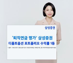 삼성증권 퇴직연금 디폴트옵션, 2개 위험등급 수익률 1위