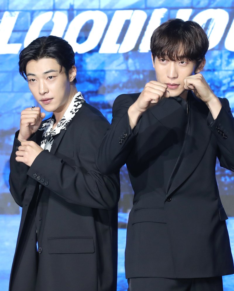 '사냥개들' 이상이 우도환, 촬영할 때 많이 힘 줘…형 같은 동생 [N현장]