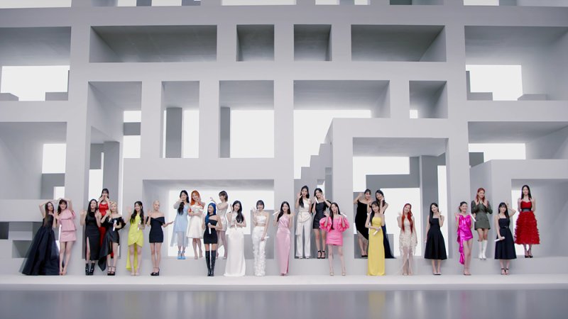 [서울=뉴시스] Mnet 예능 '퀸덤퍼즐' 단체곡 '라이즈 업' 2023.06.08. (사진= Mnet '퀸덤퍼즐' 제공) photo@newsis.com *재판매 및 DB 금지