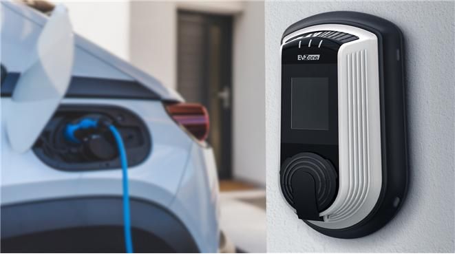 차지인이 NH농협은행 등이 참여한 '은행권 ST0 컨소시엄'에 참여키로 했다. 임시허가 1호 전기차 충전 과금형콘센트로 충전 중인 전기차 모습. 차지인 제공