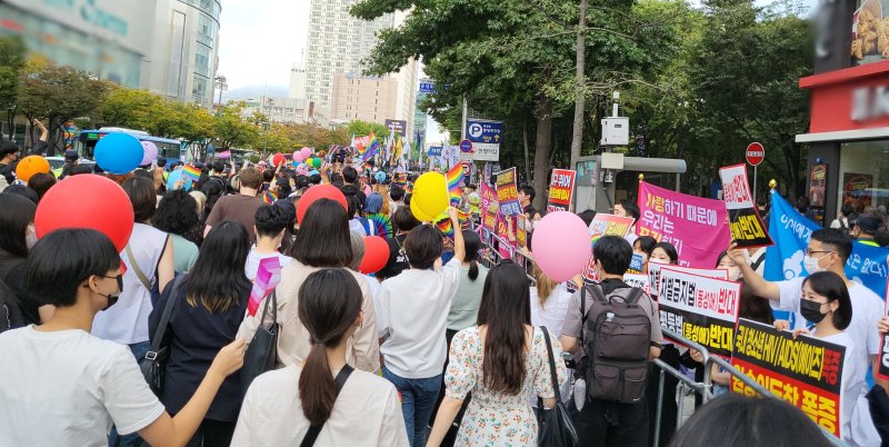 제14회 대구퀴어문화축제 모습. 뉴시스