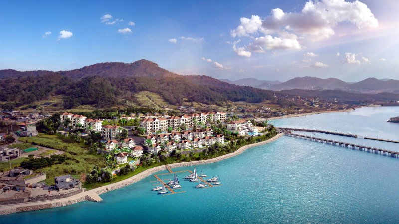 [무안=뉴시스] 삼향 왕산 리조트 조감도. *재판매 및 DB 금지