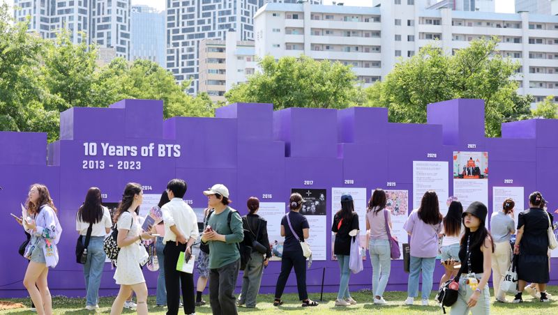 BTS의 10년 역사