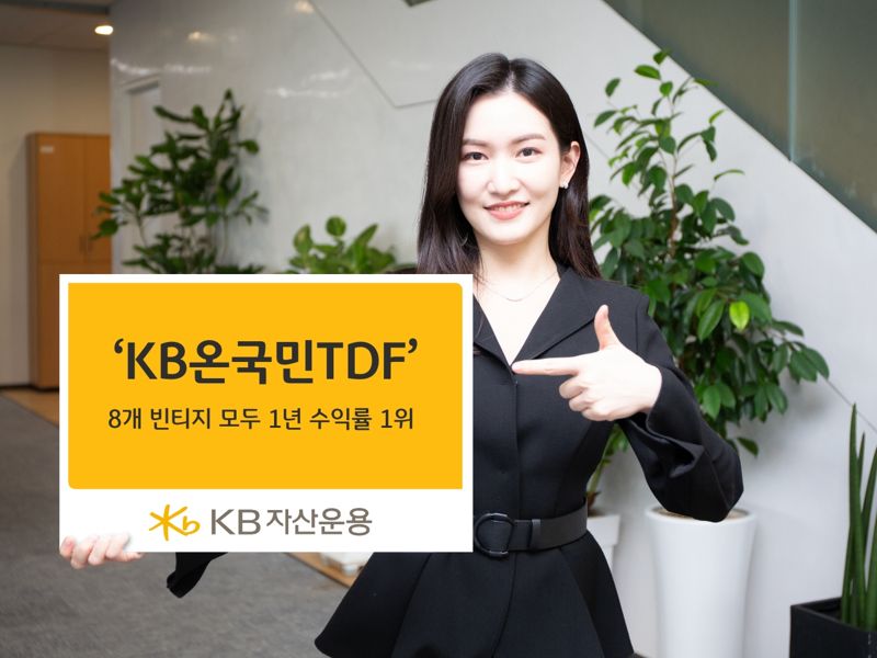 KB운용 TDF, 8개 빈티지 모두 수익률 최상단 달성