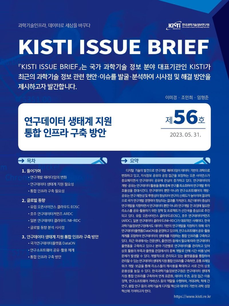 과기정보연 이슈브리프 제56호 웹이미지.(KISTI 제공)/뉴스1