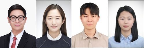 왼쪽부터 KAIST 바이오및뇌공학과 박성준 교수, 류우미 박사과정, 이윤흠 박사과정, 손연주 박사과정.(KAIST 제공)/뉴스1
