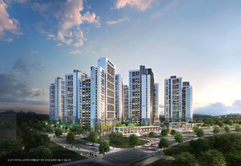 힐스테이트 모종 블랑루체 투시도.